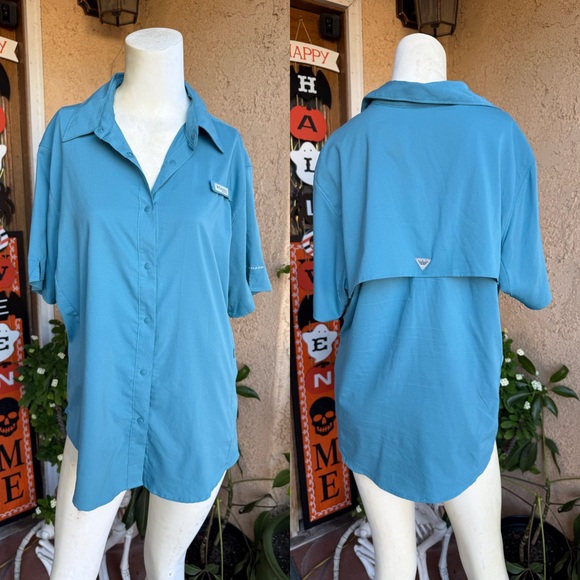 Columbia Women’s PFG Tamiami Shirt (XL) - Picture 1 of 14